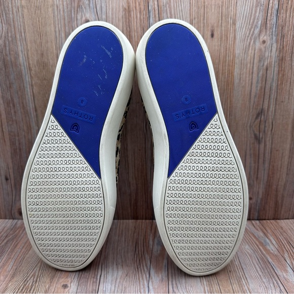 Rothy’s The Sneaker Slip On Desert Cat Leopard Cheetah Women's Size 8 - Picture 7 of 8